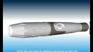 GlucoRx Nexus  Setting the Lancing Device [upl. by Nilved]