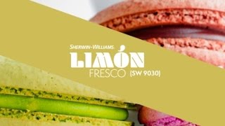 June 2016 Color of the Month Limón Fresco  SherwinWilliams [upl. by Fonz]