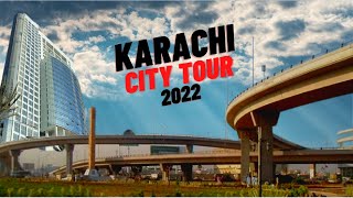 Karachi Clifton road trip  Karachi City Tour 2022 23 [upl. by Eornom]