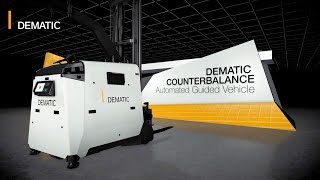 Dematic Counterbalance Automated Guided Vehicle AGV [upl. by Tyika134]