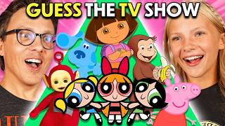 Teens vs Parents Guess The Kids TV Show In One Second [upl. by Neelram261]