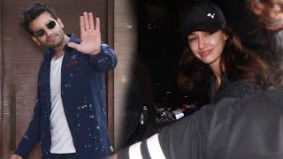 Disha Patani and Karan Tacker spotted at Khar  Shudh Manoranjan [upl. by Normi]