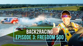 Travis Pastrana Races 100 Laps in the Freedom 500  Back2Racing Season 2 Episode 3 [upl. by Aliled]