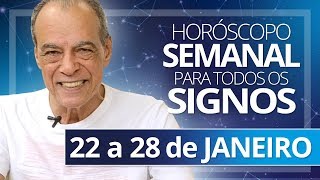 HORÓSCOPO SEMANAL  22 a 28 de JANEIRO [upl. by Acinaj]