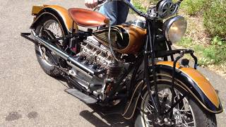 1938 Indian 4 Running [upl. by Cord]