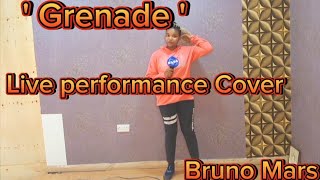 GRENADE full live performance Song Cover🩵 brunomars grenade bruno오빠 [upl. by Miarfe]