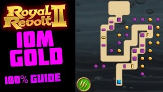 ROYAL REVOLT 2  VEIN OF GOLD XXVII 100 Dungeon guide [upl. by Eemia]