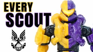 Mega Construx Halo 4 SCOUT Spartan Comparison [upl. by Wadleigh]