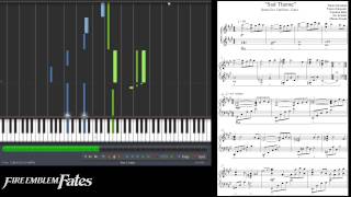 Fire Emblem Fatesif  Warmth is Gone Synthesia Piano Tutorial [upl. by Rodge]