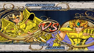 Aiolos Sagitario Surplice  Skin  Vs Aioria Leo  Saint Seiya The Hades [upl. by Reywas]