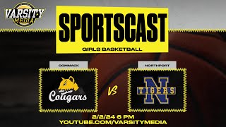 SPORTSCAST  Commack vs Northport  Girls Basketball  22  6 PM [upl. by Sheffie]