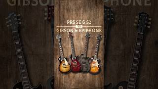 PRS SE VS S2 VS Gibson VS Epiphone Singlecut Shootout prsguitars gibsonguitars epiphone [upl. by Atenik]