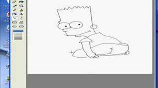 bart simpson with ms paint [upl. by Elysha]