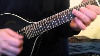 Sailors hornpipe  mandolin cover with tab amp backing track [upl. by Tchao]