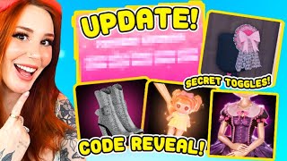 NEW CODES HIDDEN ITEMS and SECRET UPDATE in DTI Dress To Impress on Roblox [upl. by Colline]