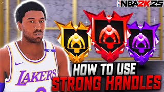 THIS BADGE in NBA 2K25 is OVERPOWERED HOW TO USE STRONG HANDES in NBA 2K25 [upl. by Annabell]