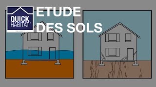 ETUDE GEOTECHNIQUE  ETUDE DES SOLS  MAISON INDIVIDUELLE  QUICK HABITAT [upl. by Bj]