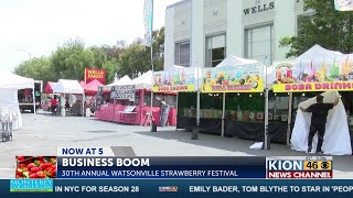 Watsonville Strawberry Festival brings a boost for local businesses and the community [upl. by Ardyth537]