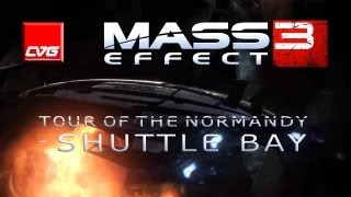 Mass Effect 3 Tour of the Normandy  Shuttle Bay [upl. by Cowey]