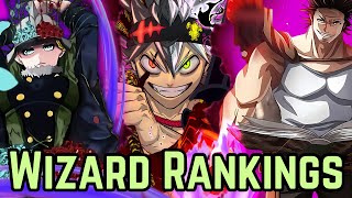 The MOST Popular Wizards Ranked In Black Clover [upl. by Beau]