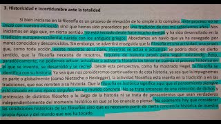 3 Historicidad e incertidumbre ante la totalidad Filosofia curso de ingreso UNLAM [upl. by Tadashi]