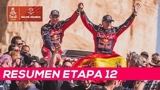 Carlos Sainz hace historia y gana su tercer Dakar  Resumen Etapa 12 Dakar 2020 [upl. by Leroj]