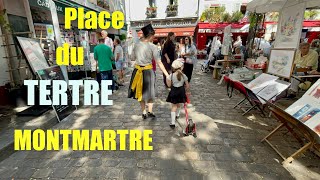 Place du Tertre Artists’ Square in the Heart of Montmartre 🎨👨‍🎨👩🏼‍🎨 [upl. by Josepha468]