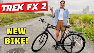 Trek FX 2 Commuter Bike Review amp First Ride [upl. by Takeo287]