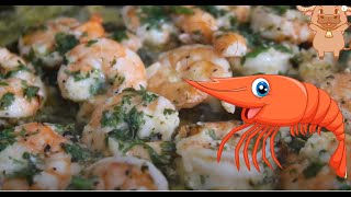 🍤🧄Receta Rápida Cómo Preparar Camarones al Ajillo en Solo 5 Minutos🍤🧄 [upl. by Imar528]