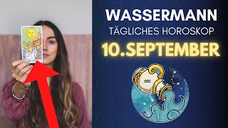 SIe werden Glück haben 🍀😍 Horoskop  Wassermann  10September 2022 [upl. by Birdt488]