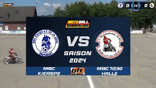 MBC Kierspe vs MBC 7090 Halle [upl. by Aissilem]