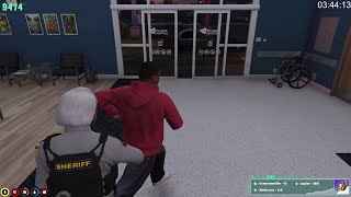 Peanut Breaks Mike Block Out Of Police Custody😲😲😅😅  NoPixel 30 GTA RP Highlight [upl. by Lynd]