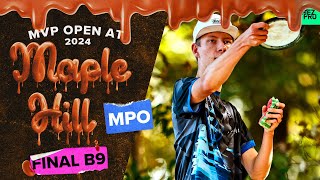 2024 MVP Open  MPO FINALB9  Gossage Wysocki Buhr Proctor  Jomez Disc Golf [upl. by Luckin]