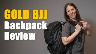 Gold BJJ Jiu Jitsu Backpack Gear Review [upl. by Atikkin]