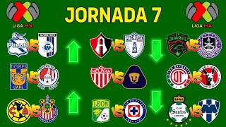 JORNADA 7 LIGA MX APERTURA 2024 [upl. by Patterman504]