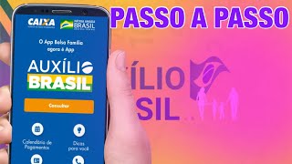 COMO SE CADASTRAR NO AUXILIO BRASIL PELO CELULAR APLICATIVO AUXILIO BRASIL [upl. by Elbam227]