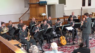 quotInternational Conference Military Band Inspectorsquot  Ensemble KMKJWF Haagse liedjes amp De Omniband [upl. by Chane]