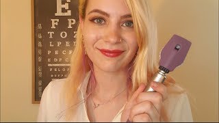 ASMR Eye Examination  Eye Testing Ophthalmoscope Light Triggers [upl. by Nilerual187]