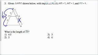 Candy Corn Problems Side Splitter Theorem [upl. by Ruffin]