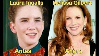 EL Antes y Despues del Elenco La Familia Ingalls [upl. by Atselec]