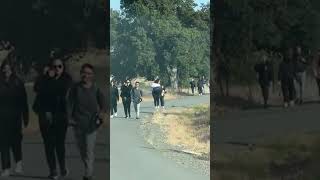 Jacumba California  Mass migrants are now walking into California without any resistance trump [upl. by Nonnair]