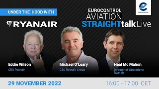 EUROCONTROL Aviation StraightTalk Live Under the hood with Ryanair [upl. by Toma]