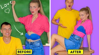 FASHION HACKS amp CLOTHES DIY  Girly Clothes Transformation Ideas by Mariana ZD [upl. by Huebner]