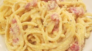 SPAGHETTI ALLA CARBONARA CREMOSI SEMPRE A MODO MIO  FoodVlogger [upl. by Gathers343]