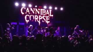 Cannibal Corpse  Jeff Hanneman tribute Hammer Smashed Face live [upl. by Louanna]