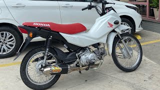 Escapamento GRS na Honda Pop 110i [upl. by Neils]