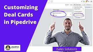 How to Customize Pipedrive Deal Cards  Pipedrive Tutorial [upl. by Notrem460]