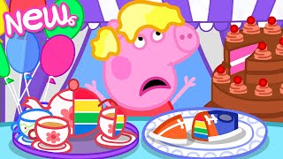 Peppa Pig Tales 🍰 Undercover Cake 🌈 BRAND NEW Peppa Pig Episodes [upl. by Amolap937]