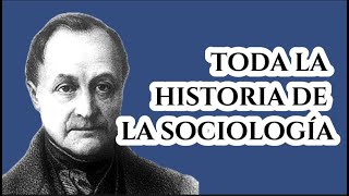 Toda la historia de la Sociología Precursores Saint Simón Comte Spencer Tonnies [upl. by Moe]