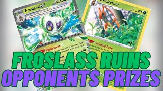 Froslass ex RUINS opponents prizes Pokemon Trading Card Game Live [upl. by Brittney]